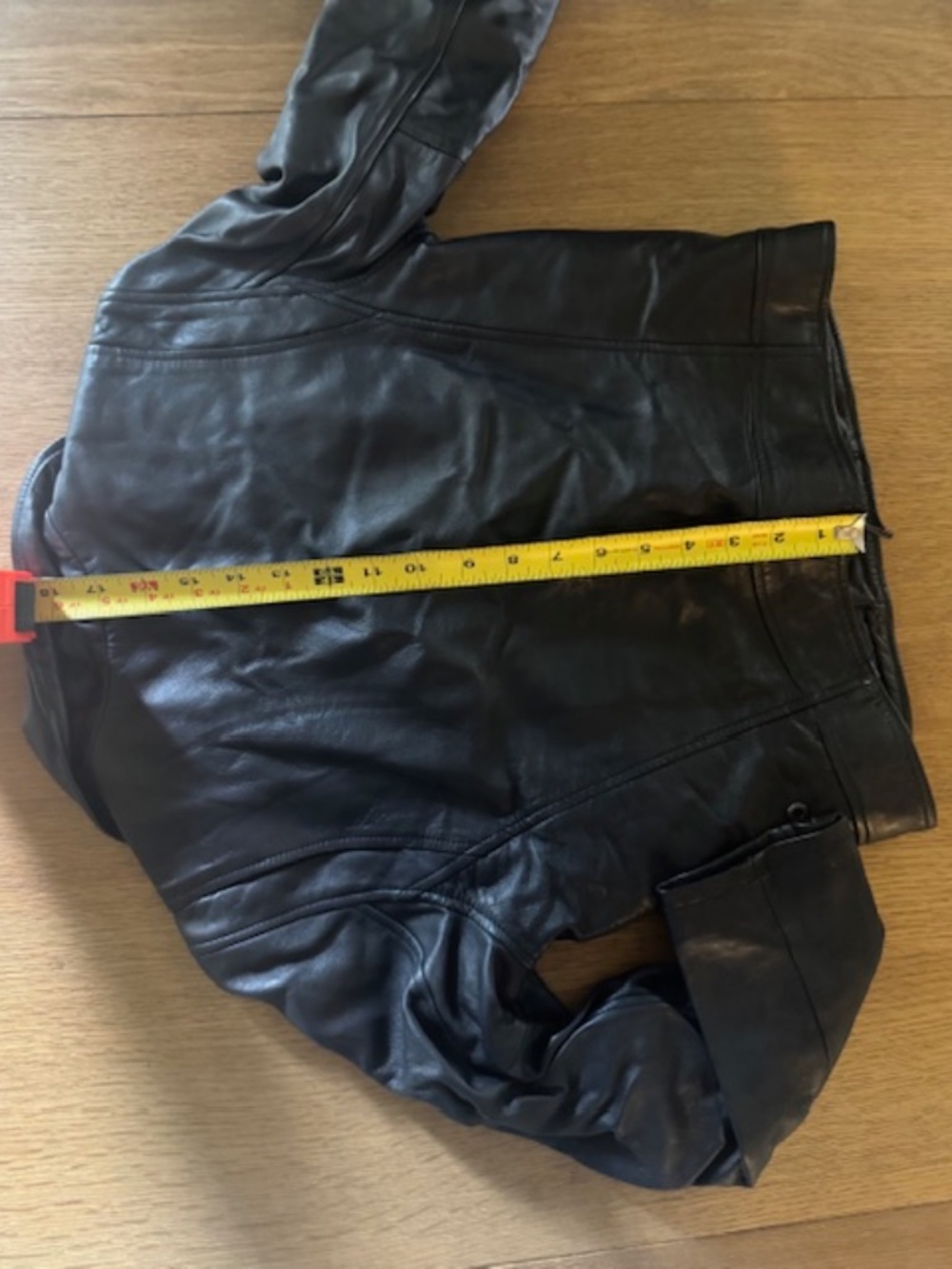 Ralph Lauren Black Leather Jacket. Girl. Size L (13/14) - Picture 7 of 8